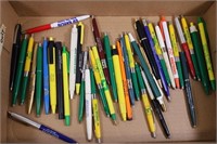 LARGE LOT OF COLDWATER OH ADVERTISING PENS - MANY