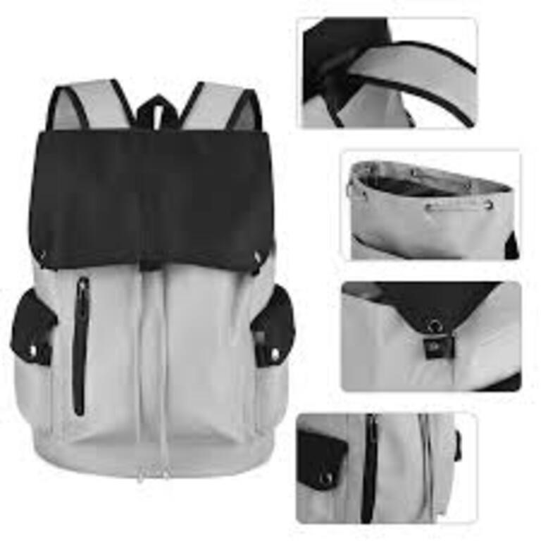 Vbiger Laptop Backpack for Men Women - Gray