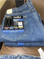 2 pair Carhartt fleece lined jeans size 32x30
