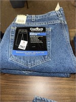 2 pair Carhartt fleece lined jeans size 33X30
