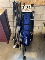 Titleist Golf Bag with Clubs (Left Handed)