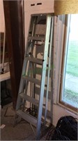 Aluminum ladder with five steps.    1941