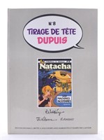 Natacha. TT Vol 9 (2450 ex N°/S) + Dessin