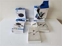 Lot of New phone accessories in damaged boxes