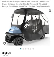 Golf Cart Rain Enclosure (Open Box)