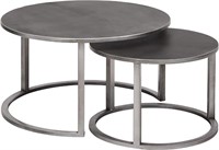 FirsTime&Co. Silver Nesting Coffee Table(READ)