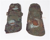 Pre-Columbian Copper Royal Ceremonial Sandals, Moc
