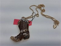 BOOT / LINE DANCING / WESTERN RHINESTONE / ENAMEL