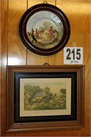 Decorative Plate & Framed Picture