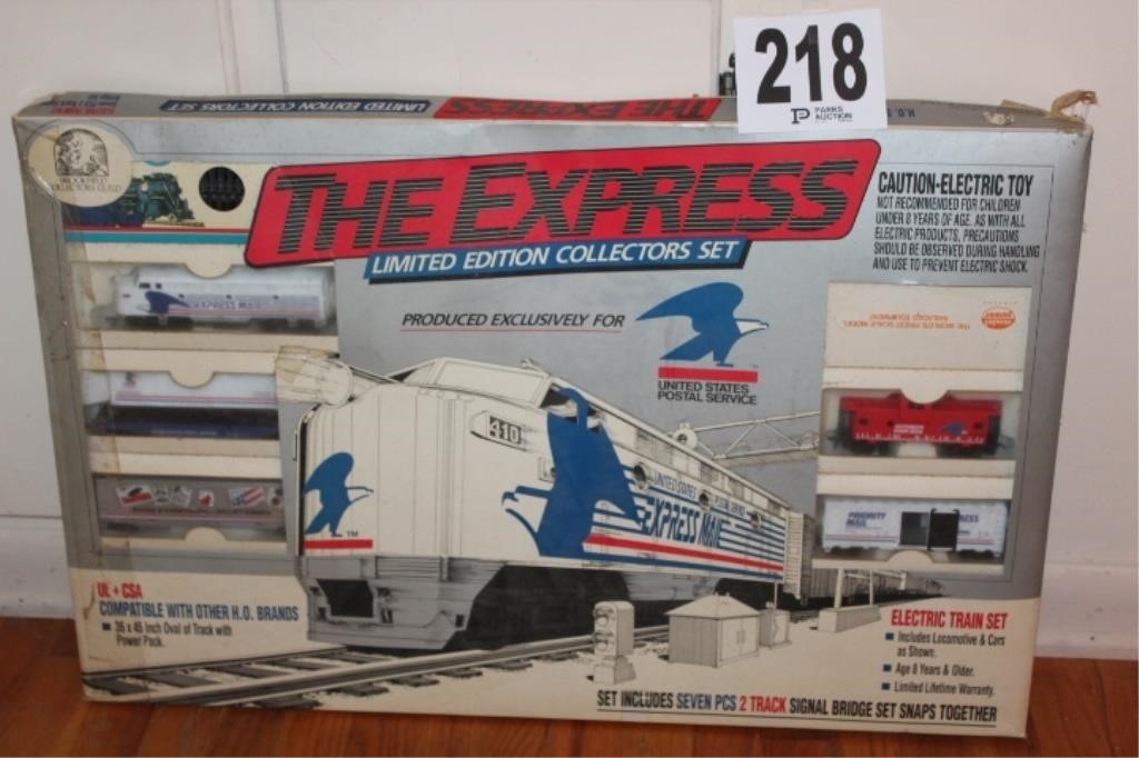 USPS Express Electric Train H.O. Set
