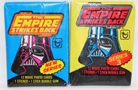 2 Sealed 1980 Star Wars Empire Strikes Back Packs