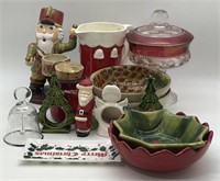 (E) Christmas Dario Farrucci bowls , Yankee