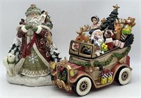 (E) Christmas Music Boxes 8.5 inches tall
