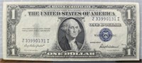 Silver certificate 1935 $1 bank note