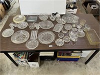 Cut & Pressed Glass, Pie Pans, More