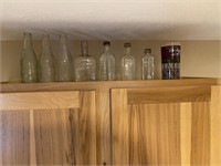 Old bottles, Dr Pepper glass