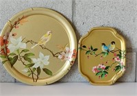 Vintage Metal Trays by Elite-England