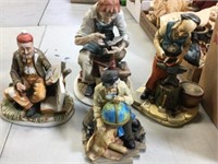 4 ASSORTED FIGURINES