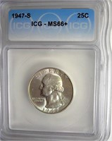 1947-S Quarter ICG MS66+