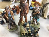 4 ASSORTED FIGURINES