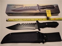 NEW 12'' BOWIE KNIFE W/SHEATH