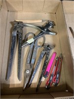 tools, shears, rivot, "pinchers" pliers