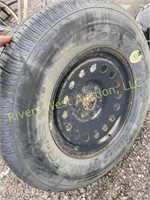 One Goodyear 26 5 x 70 x 17 spare tire 6 hole