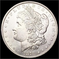 1878-S Morgan Silver Dollar CLOSELY UNCIRCULATED