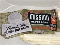 Mission Beverages Crate Labels