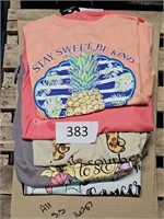 5- simply southern shirts asst size