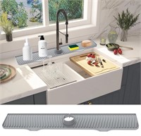 ($29) 32 inch Sink Splash Guard, 32”x 5.5”