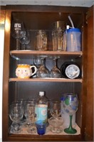 Contents of Kitchen Cabinet - Drinkware