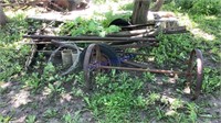 Steel wheels, axle boat traile & boat