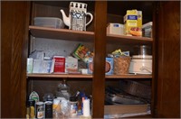 Contents of Double Wall Kitchen Cabinet