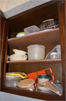 Contents of Corner Kitchen Cabinet - Storage