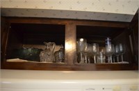 Contents of Kitchen Cabinet - Formal Glassware