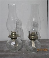2 13" Oil Lamps