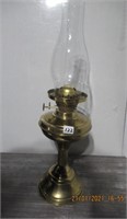 21" Brass Oil Lamp
