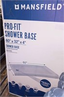 Mansfield pro-fit shower base