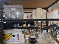 Tupperware, Glassware, Corelle, Mugs
