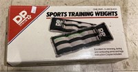 Box contains one pair of sports training weights-