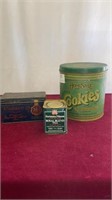 Lot of 3 Vintage Tins