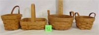 4 longaberger basket