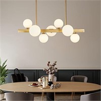 BOKT Modern Gold Hanging Chandelier 7-Lights