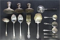 3 Pounds Sterling Silver wide mix of mostly forks