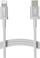 Basics iPhone Charger Cable, Nylon Braided USB-C