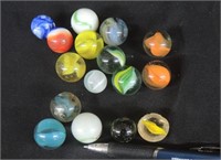 LG. GLASS SHOOTER MARBLES