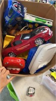 Box full of toys
