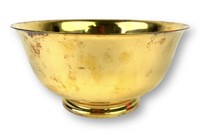 Tiffany & Co. Gilded Sterling Silver Revere Bowl