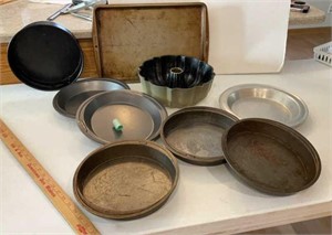 Spring form pan, metal, baking pans